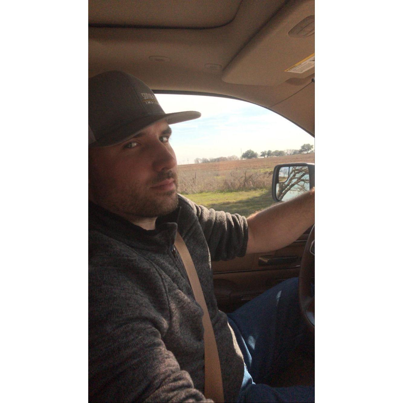 March 2020 - The day Jacob and I drove to Waco, TX and back (600 miles) to pick up his first horse!