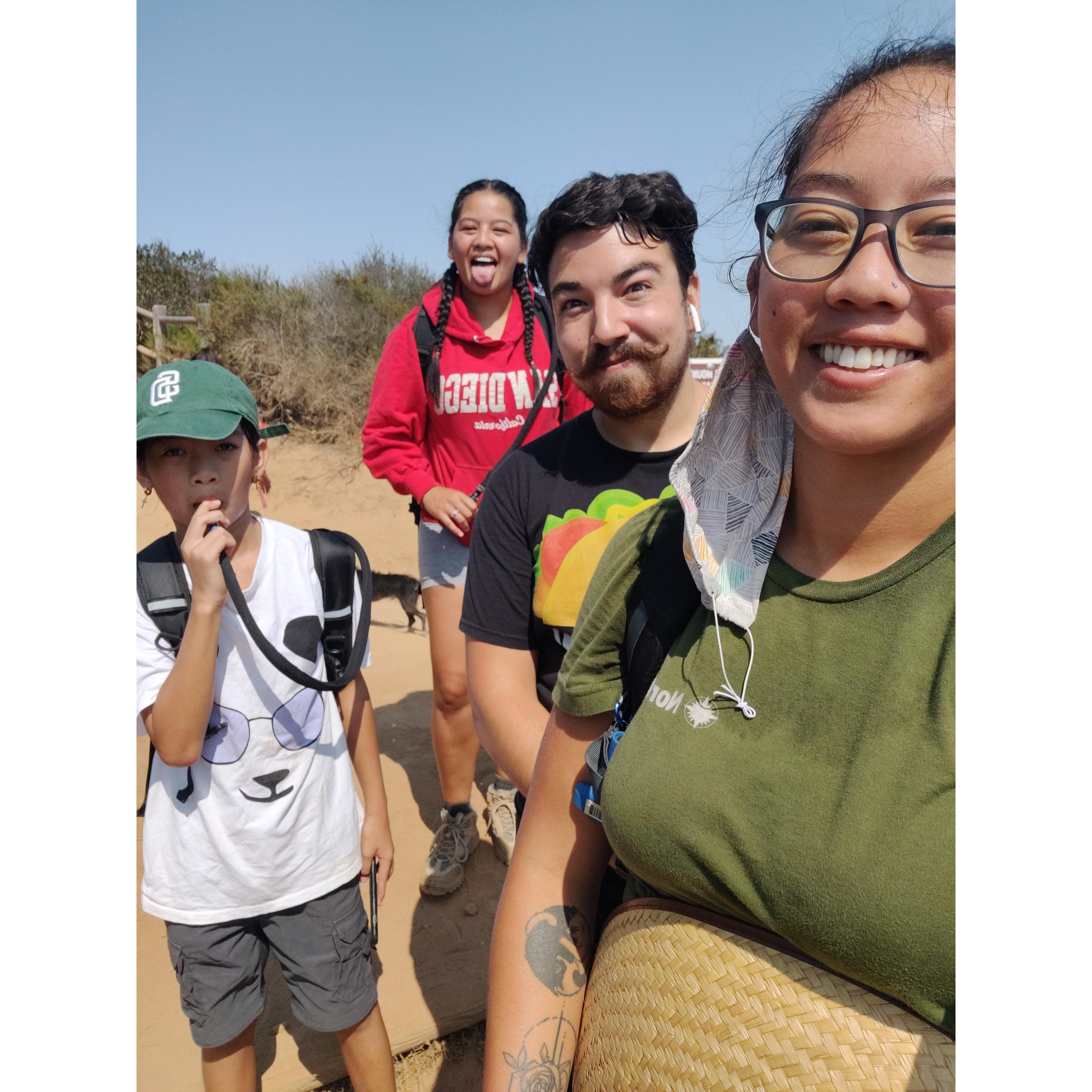 Getting some of that outdoor air with family!