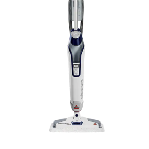 BISSELL - PowerFresh Deluxe Corded Steam Mop - Brite White/Saphire Waltz