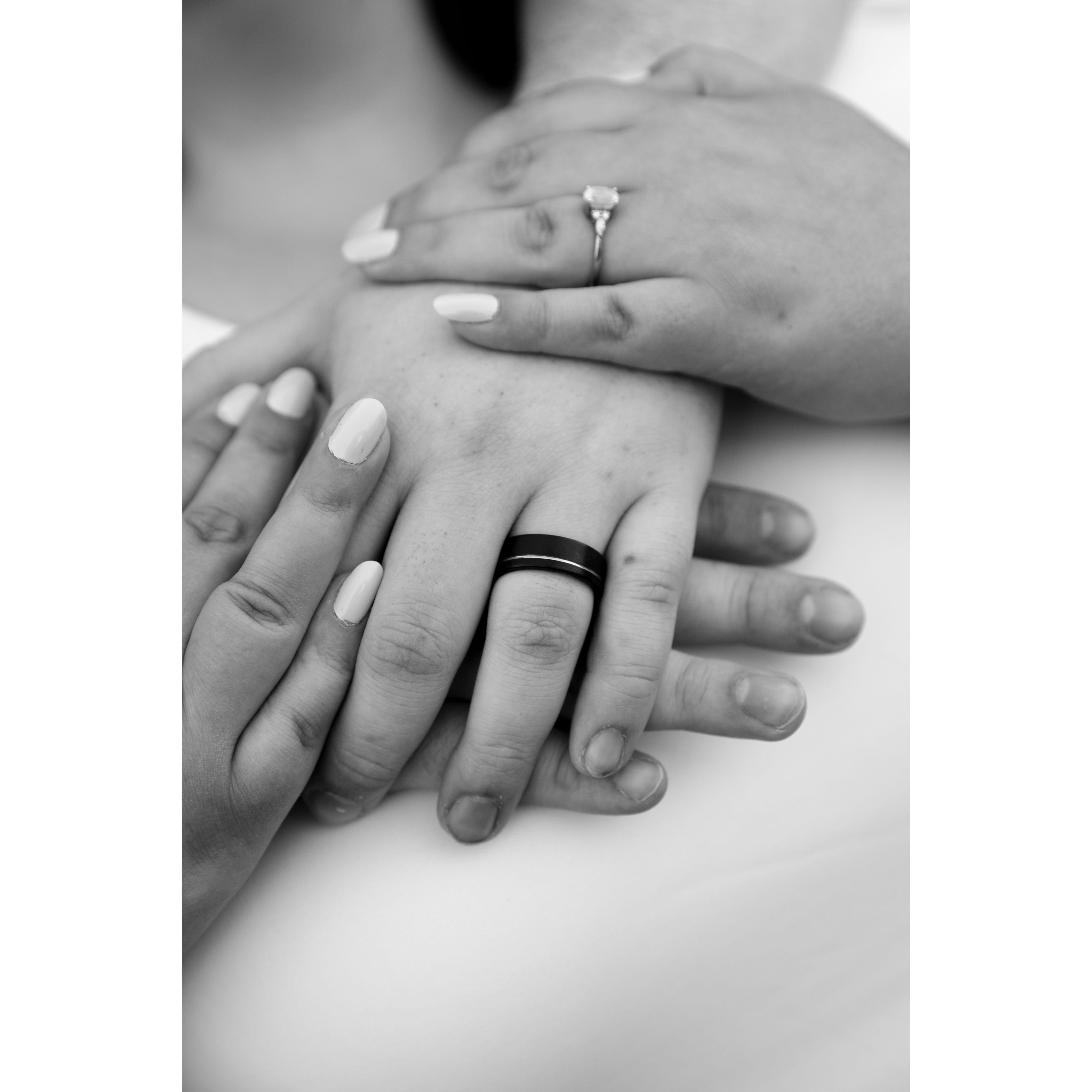 Engagement photoshoot at Sunset Ridge Lavender Farms. Photographer was Bloom Photography, LLC