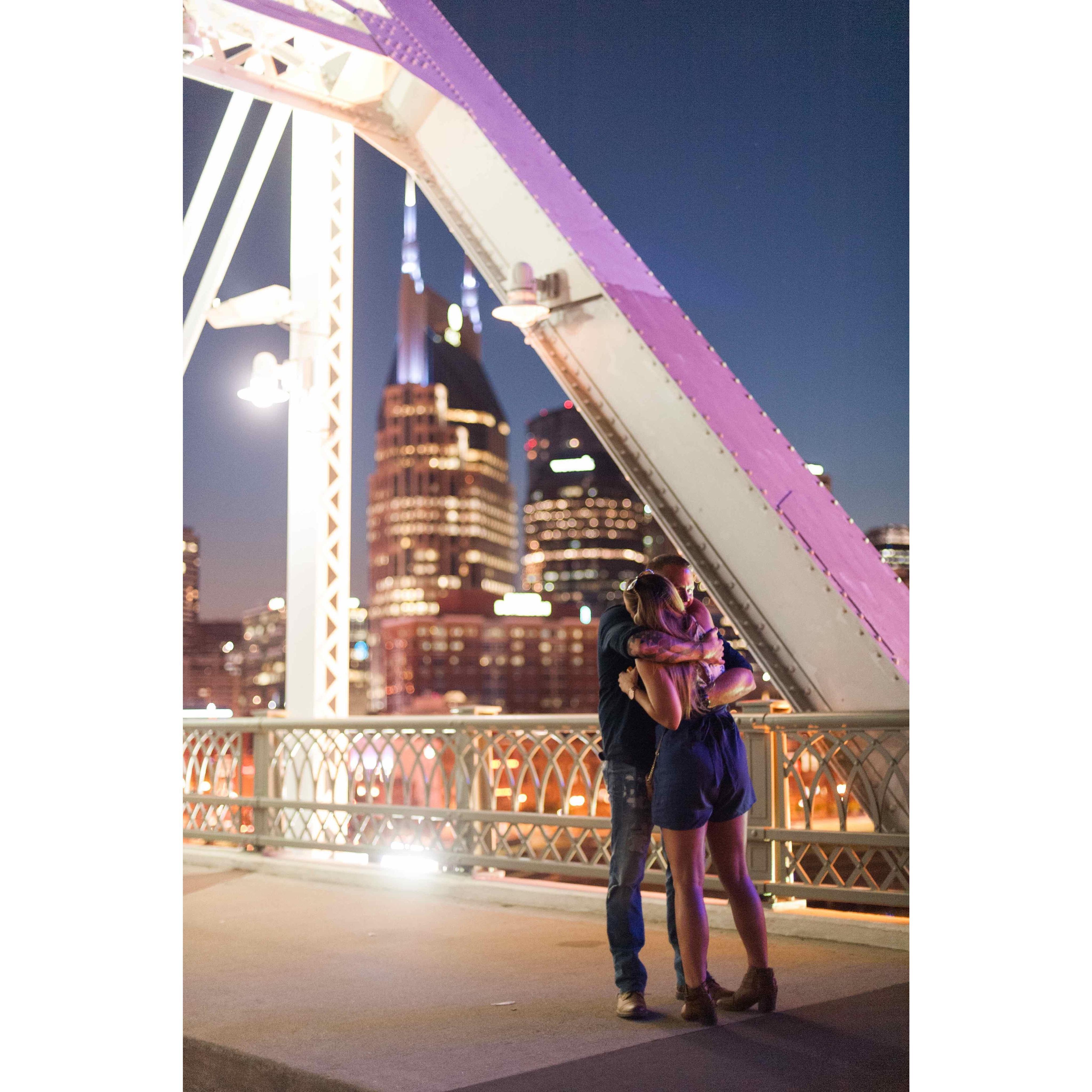 Proposal in downtown Nashville, TN!