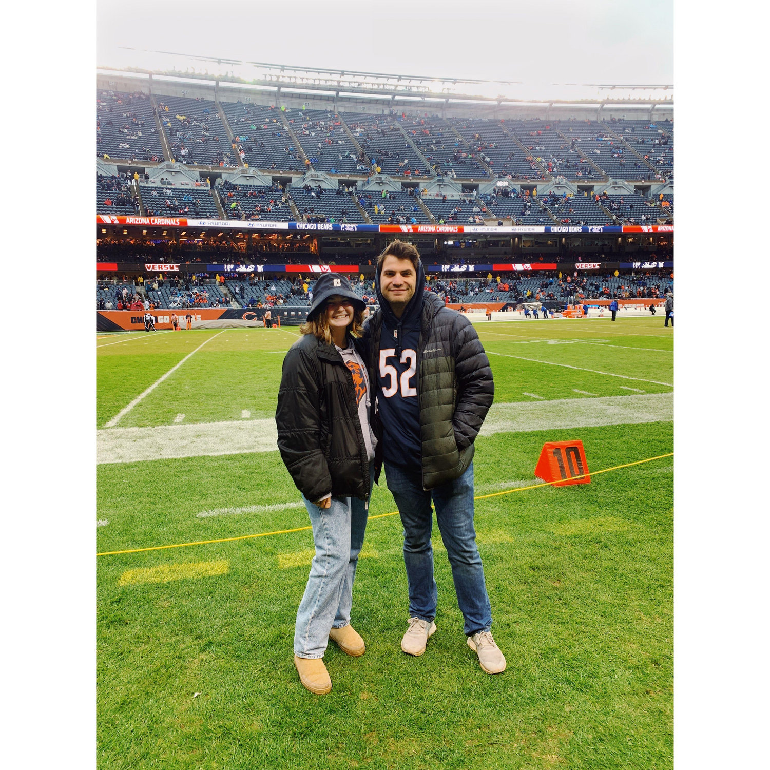 Winter 2021: We got offered a chance to check out Solider Field while at a Bears game!