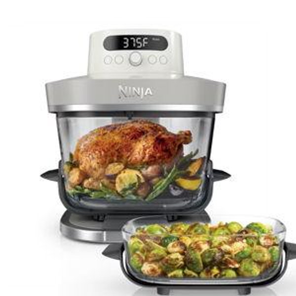 Ninja Crispi Pro 6-in-1 6qt and 2.5qt Non-Toxic Glass Container Countertop Air Fryer
