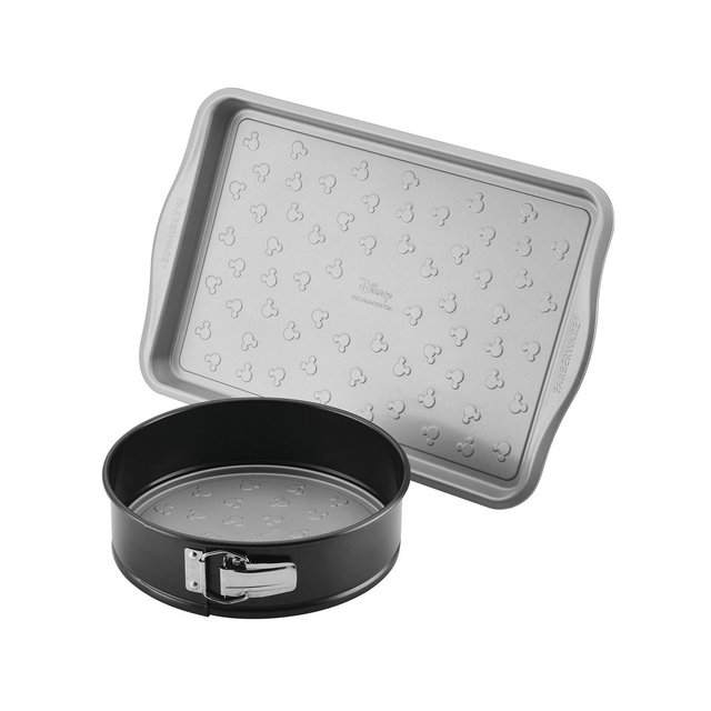 Farberware Disney Bake with Mickey Mouse Steel 2-Piece Springform & Cookie Pan Set