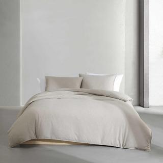 Modern Melange Cotton 3-Piece Comforter Set