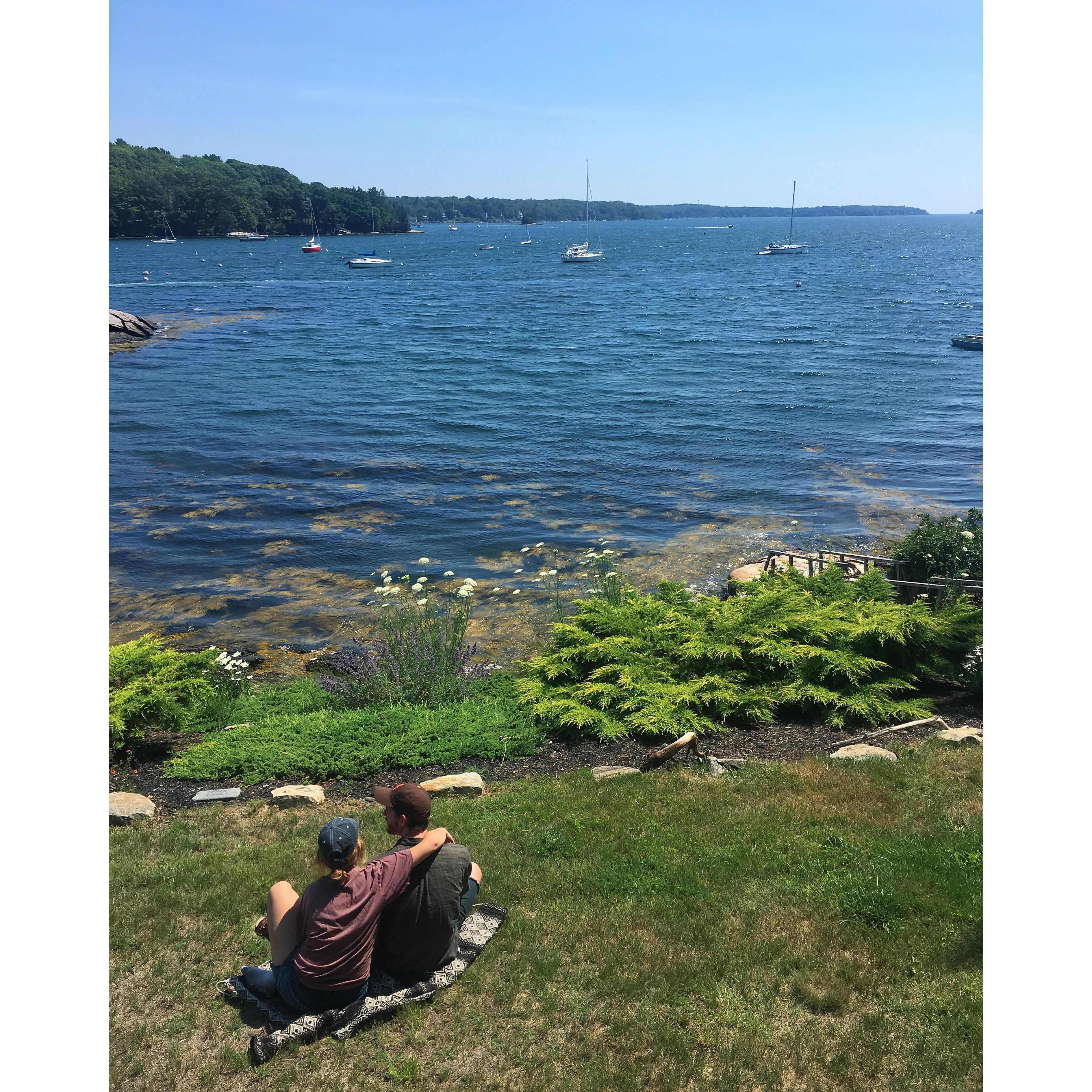 Family trip to Boothbay, Maine.