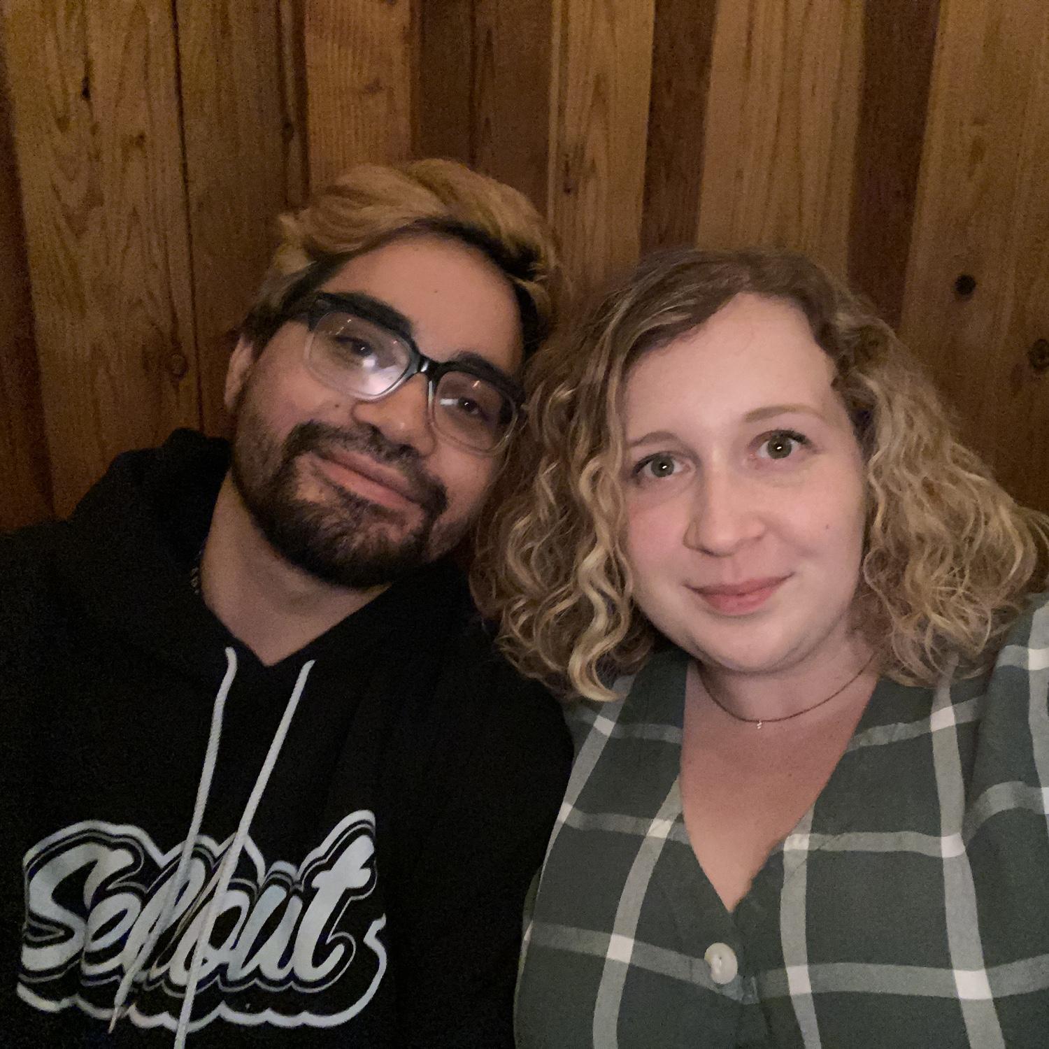 On our first date, April 2020.