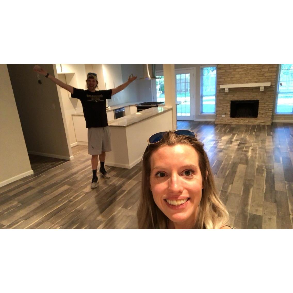 Our first house! April 2018