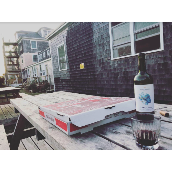 Our first date on Monhegan Island