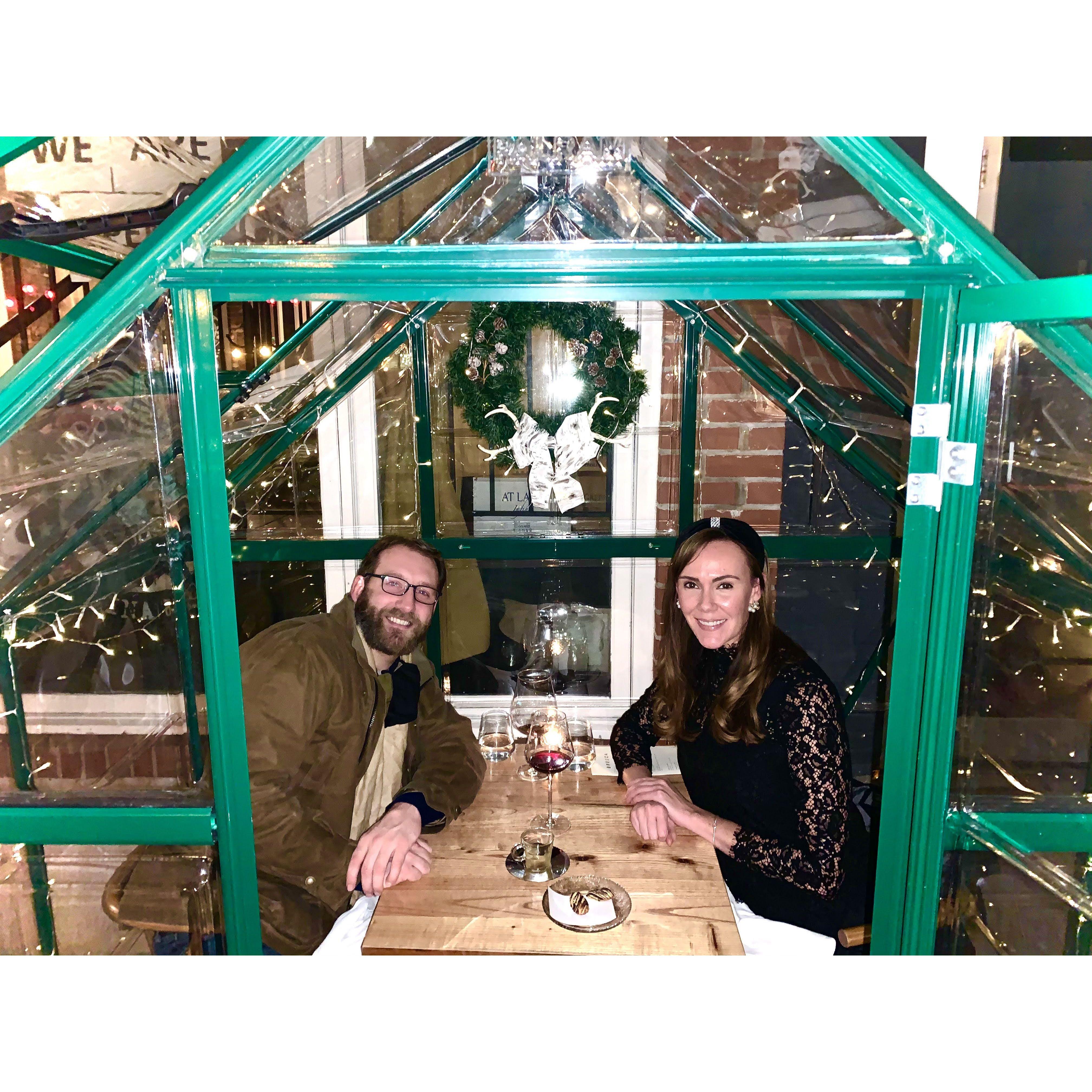 Covid Winter Al fresco dining NYE 2020