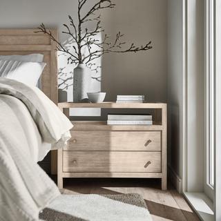 Keane Solid Wood Charging Nightstand