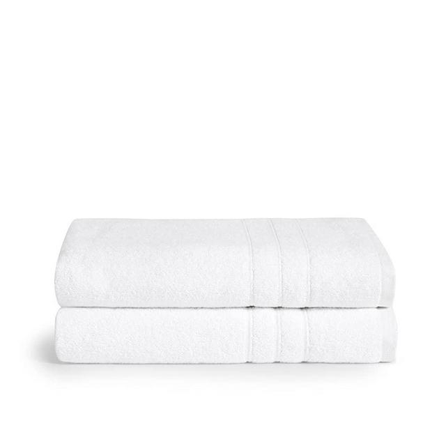 Brooklinen Classic Soft & Absorbent Bath Towels, White - Set of 2
