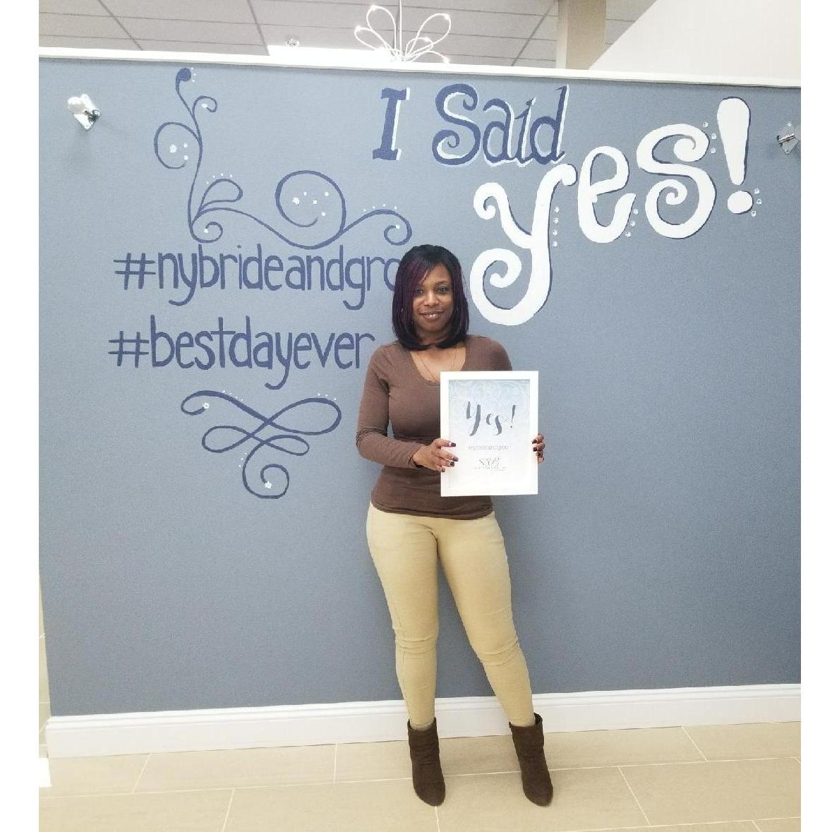 Mimi said YES to the Dress!