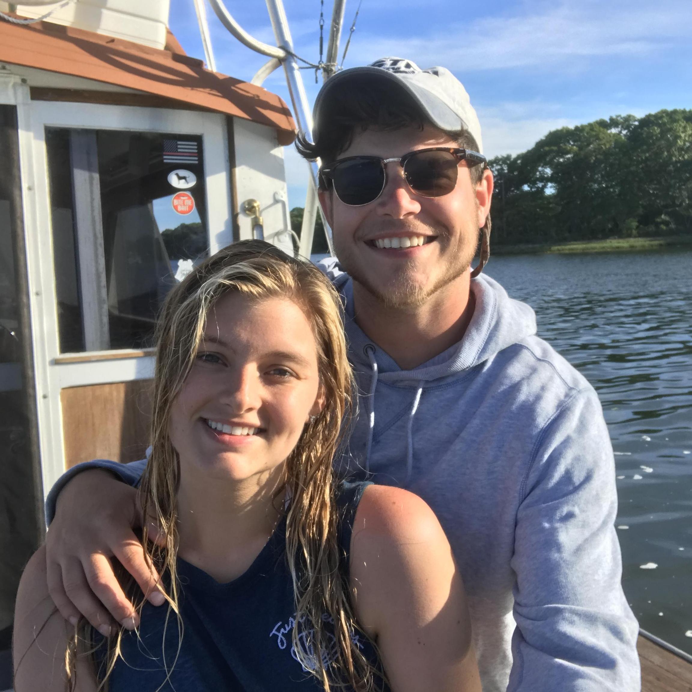 Date nights on Cody's boat!