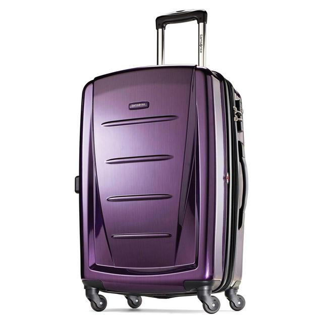 Samsonite® Winfield 2 28-Inch Hardside Spinner Checked Luggage in Purple