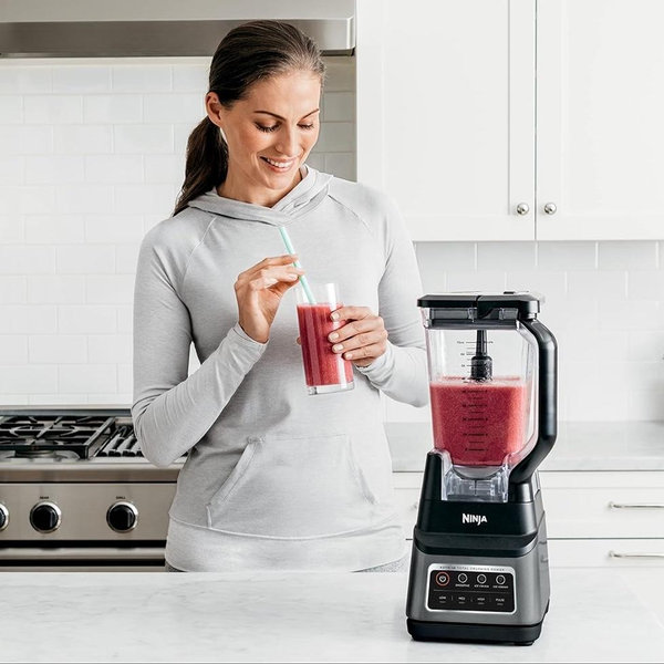 Ninja BN701 Professional Plus Blender, 1400 Peak Watts, 3 Functions for Smoothies, Frozen Drinks & Ice Cream with Auto IQ, 72-oz.* Total Crushing Pitcher & Lid, Dark Grey