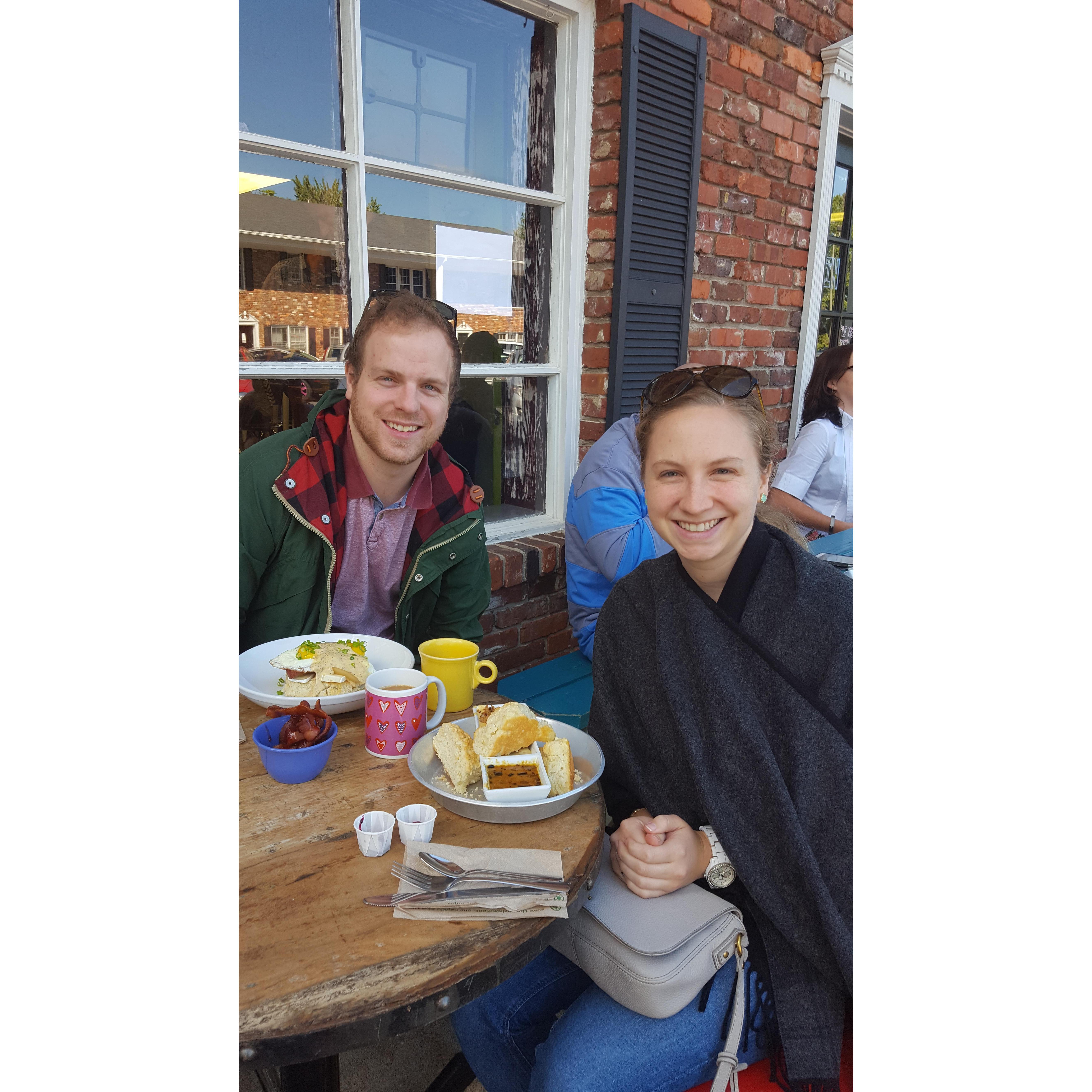 Our favorite biscuit place in NC: Biscuit Head
Asheville, NC - October 2016