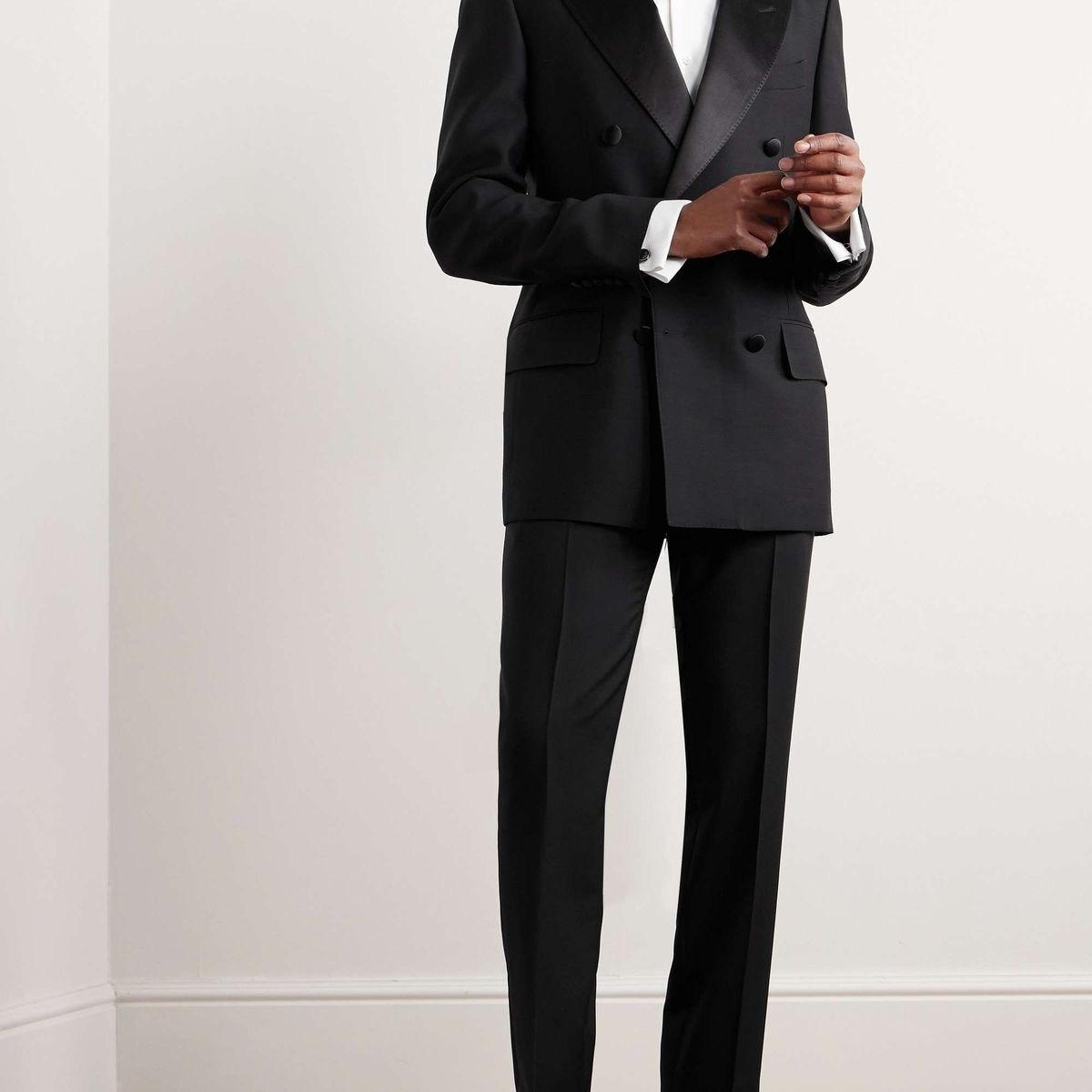 Black tie attire wedding reception