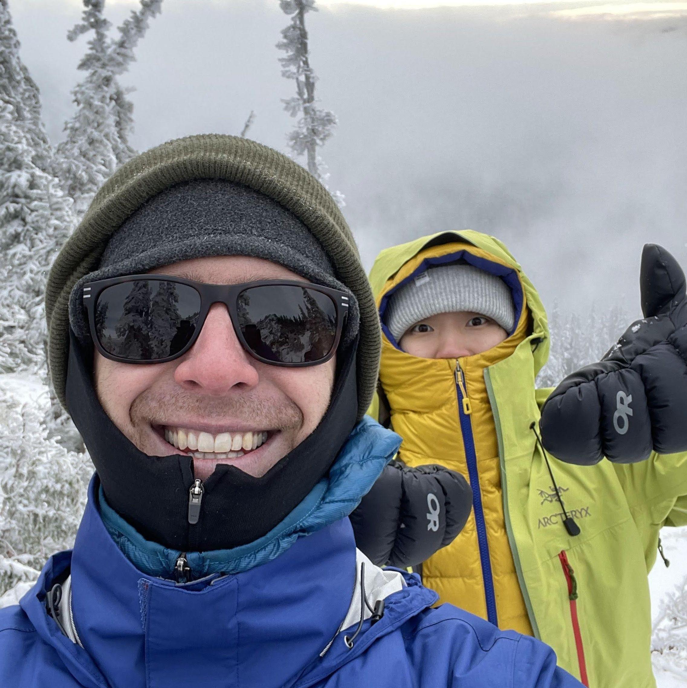 A cold hike.
