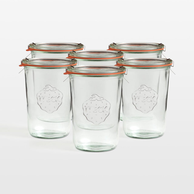 Weck 28.7-Oz. Glass Canning Jar, Set of 6
