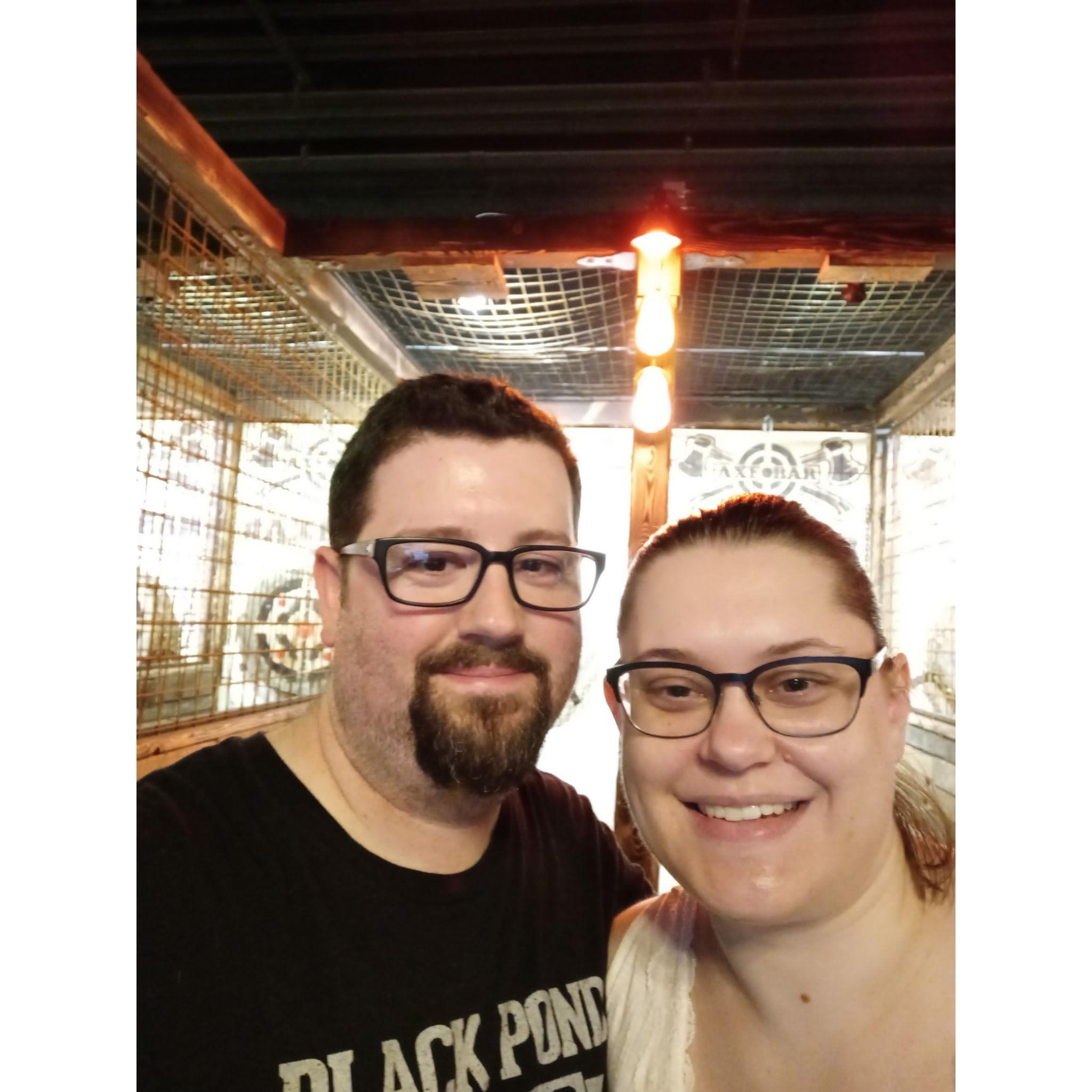 Axe Throwing date night