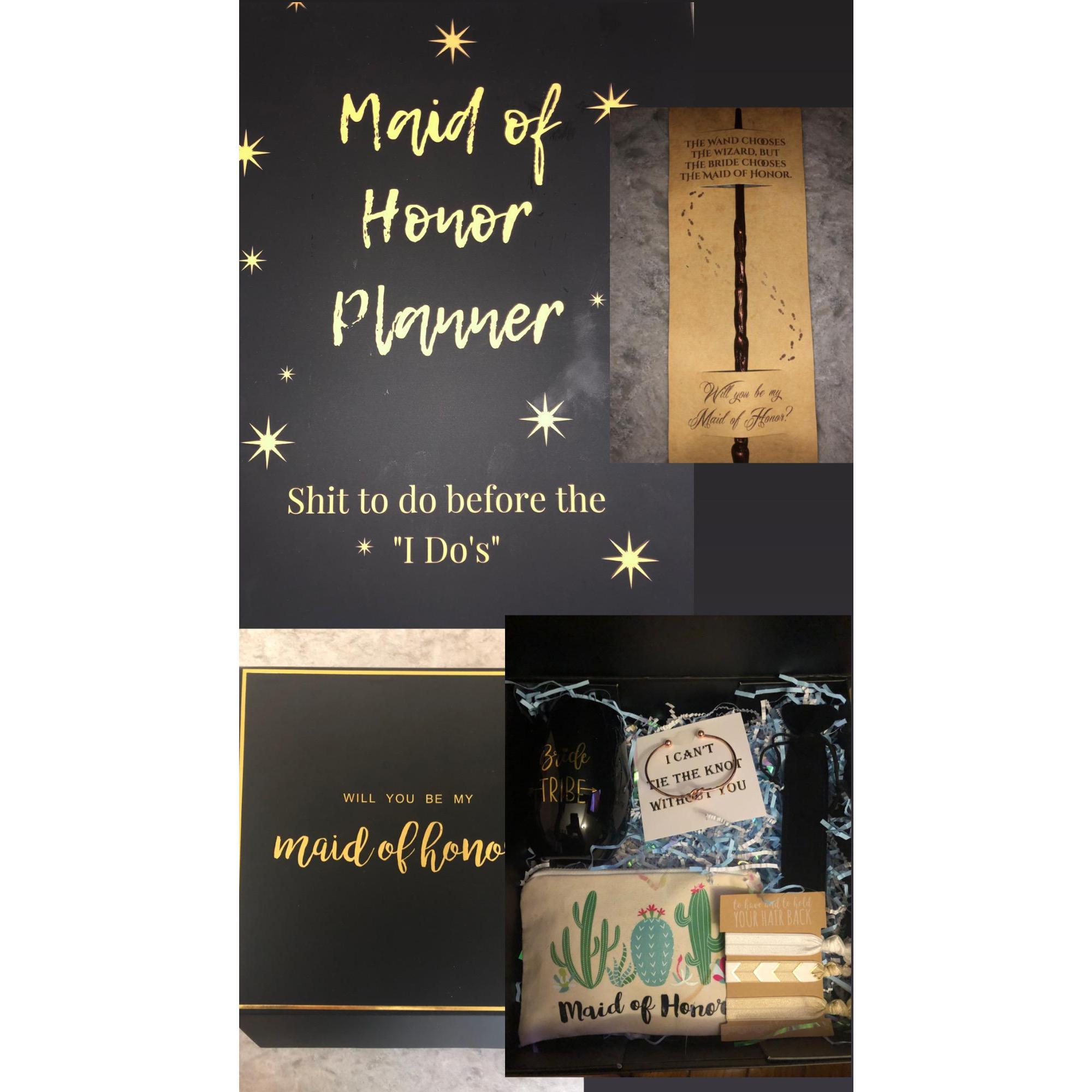 Maid Of Honor Proposal
