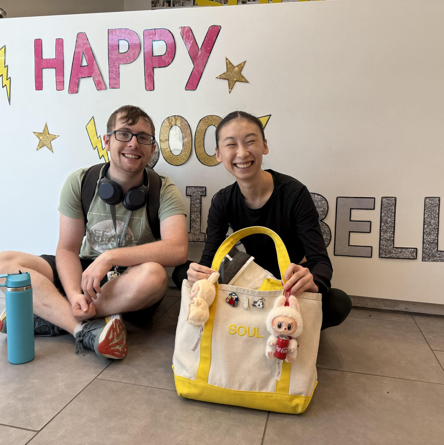 Isabelle's 600th or 700th ride at Soulcycle.