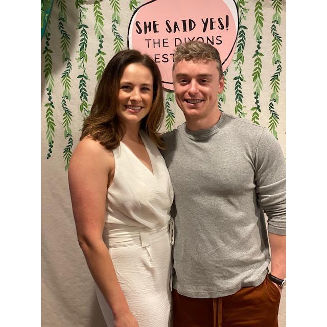 Engagement Party thrown by bridesmaids Erin and Hanna
May 2021