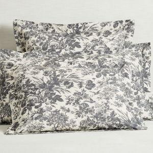Sorrel Toile Shams | Set of 2 | Charcoal