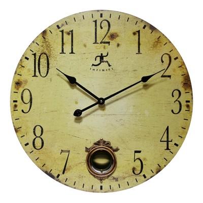 Cottage Grove 24" Wall Clock Tan - Infinity Instruments