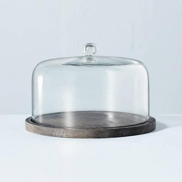 Covered Cake Stand - Hearth & Hand with Magnolia (Wood - Distressed)