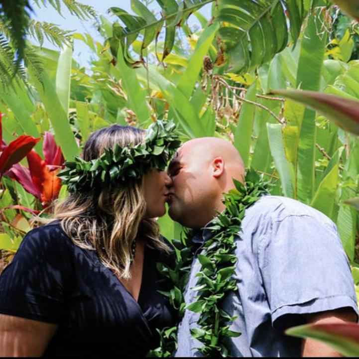 We can't wait to celebrate with you on our Wedding Day!
Love from our hale in Pukalani,
Ikaika + Brit