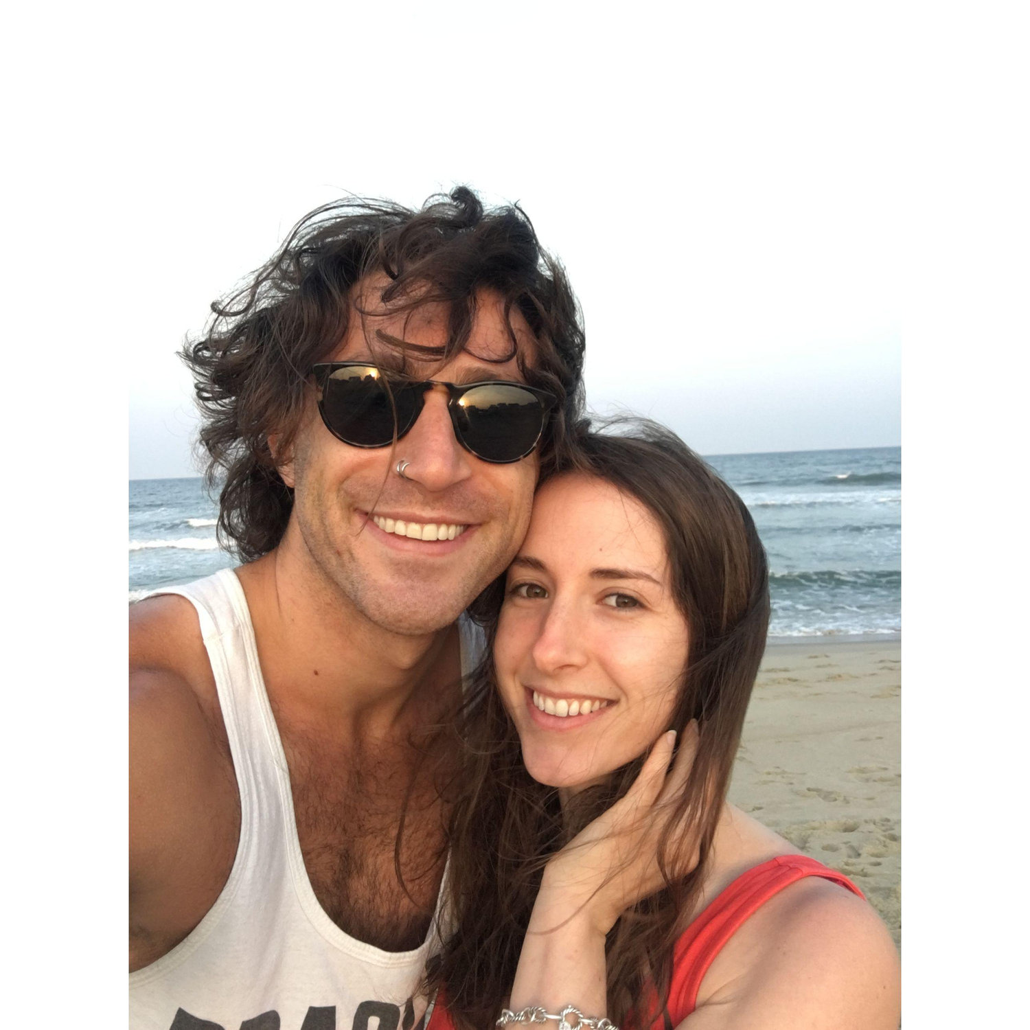Visiting Grammy at the beach!