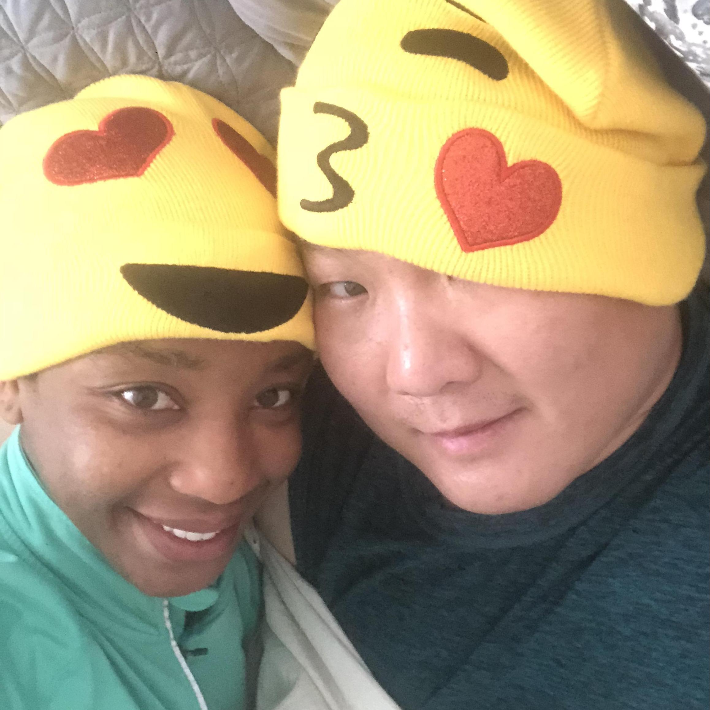Matching Emoji Hats