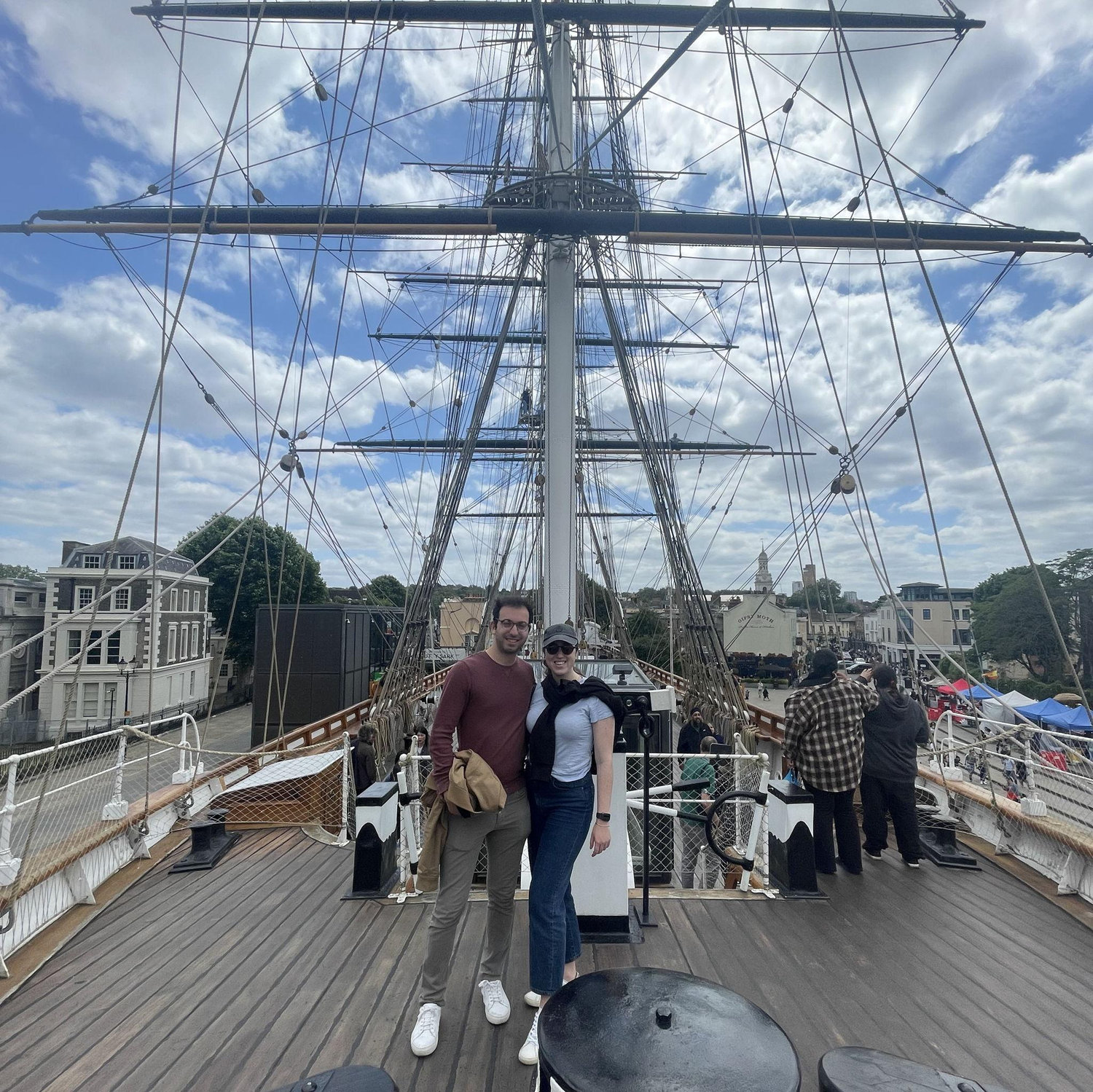 Little known fact: Kelsey loves a very old ship. Here we are at the Cutty Sark, a highlight from our trip to London!