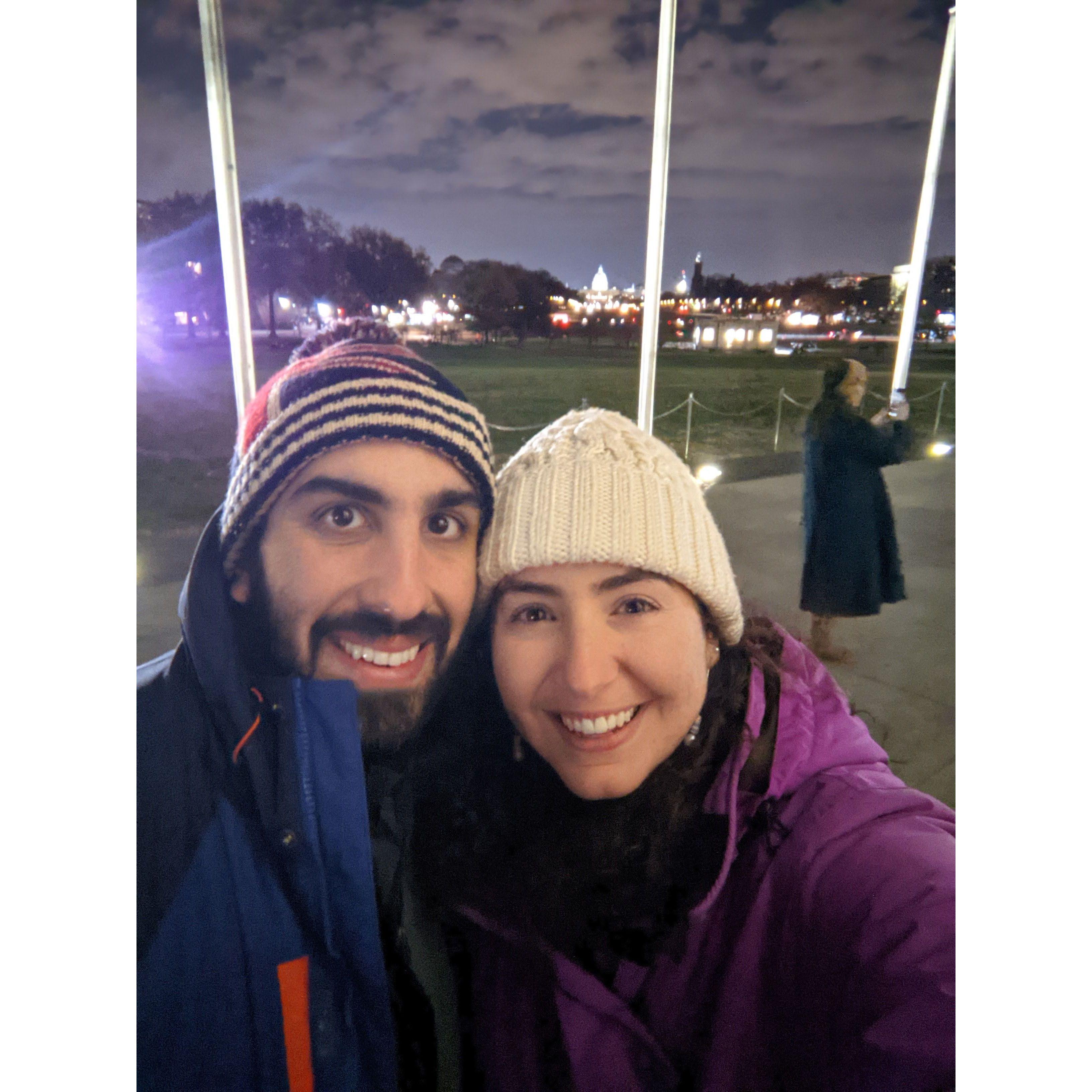 Chilly Chanukah night in D.C.