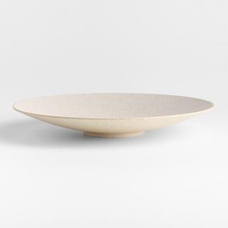 Almada Rice Husk & Resin Low Serving Bowl