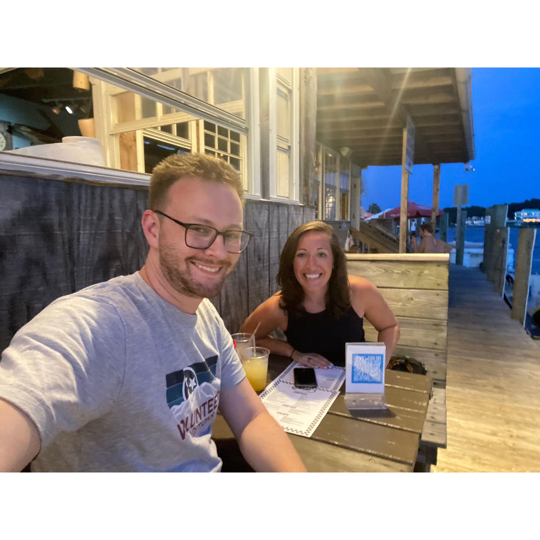 Jamie's first Chicks Beach experience, Virginia Beach, August 2021