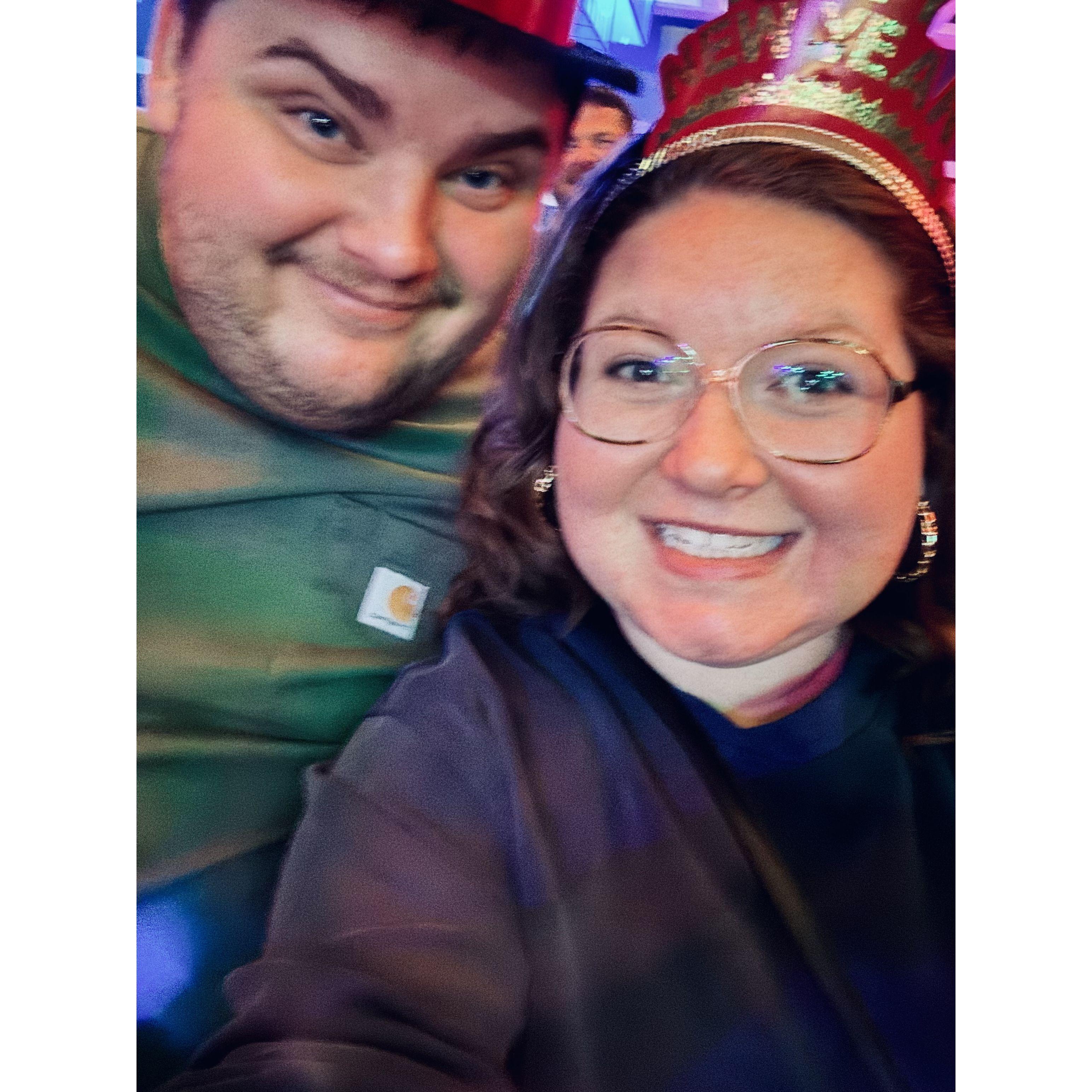 Our first concert together on New Year's Eve!