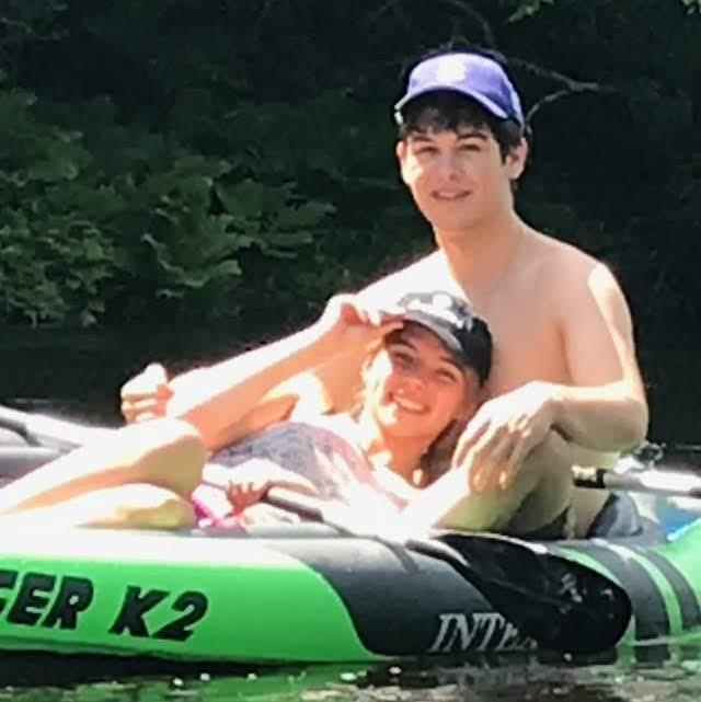Captured minutes before our kayak flipped