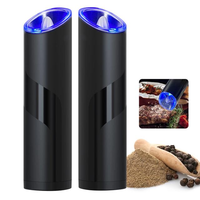 Gravity Electric Salt and Pepper Grinder Set