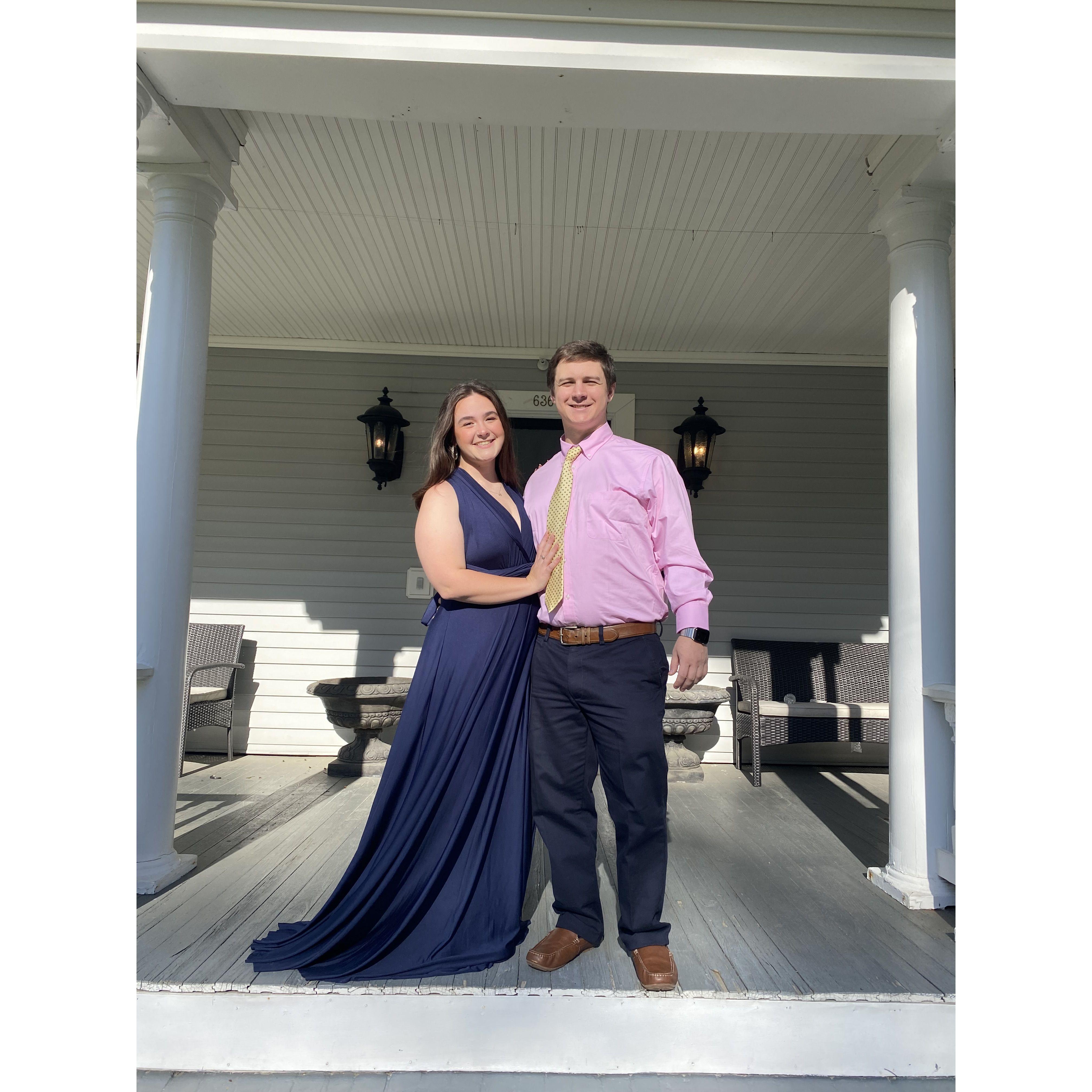 Piper was elected president of her sorority, making Dustin the unofficial "first man"- they had a busy semester as they approached their 6 month mark of dating.