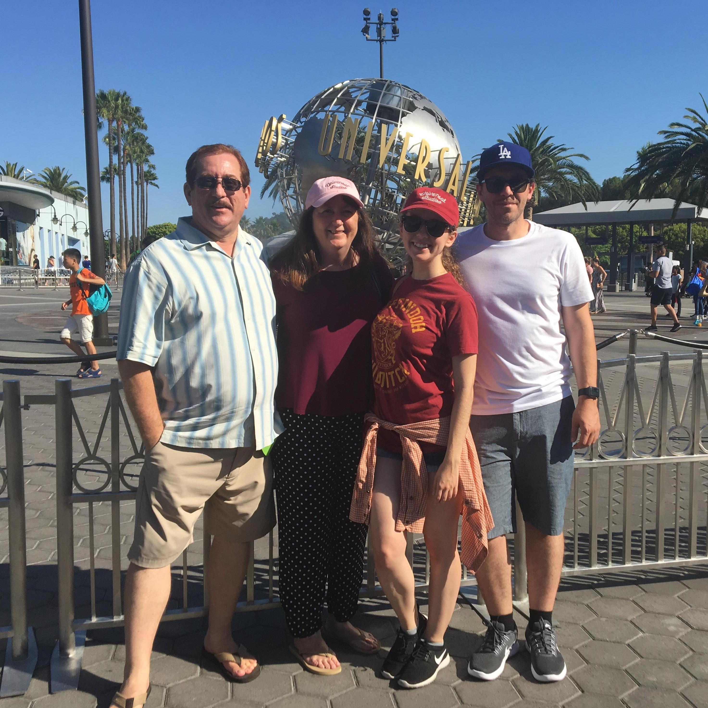 Celebrating at Universal!