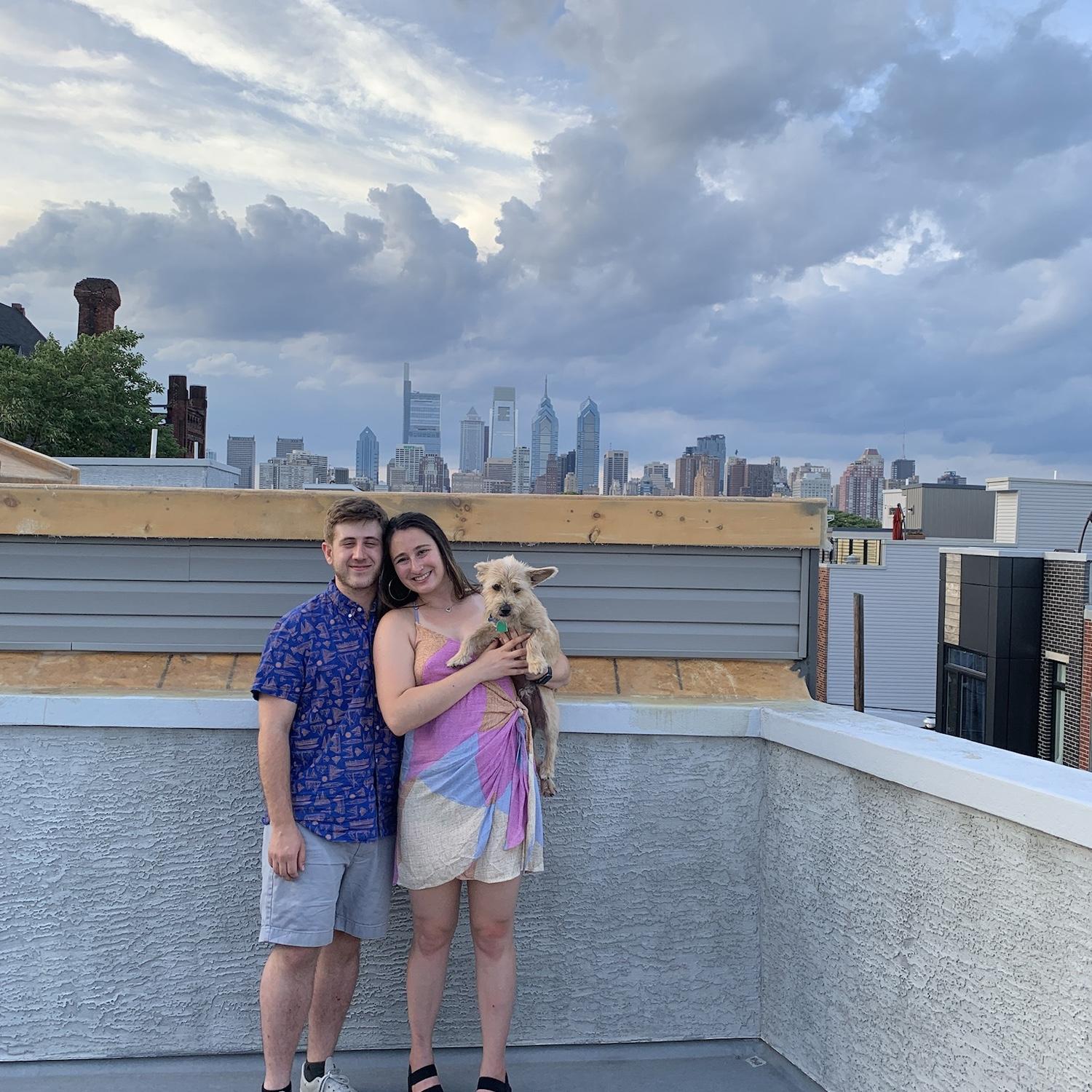 Celebrating Hillary's birthday in June 2020