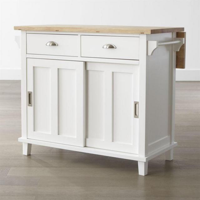 Belmont White Kitchen Island