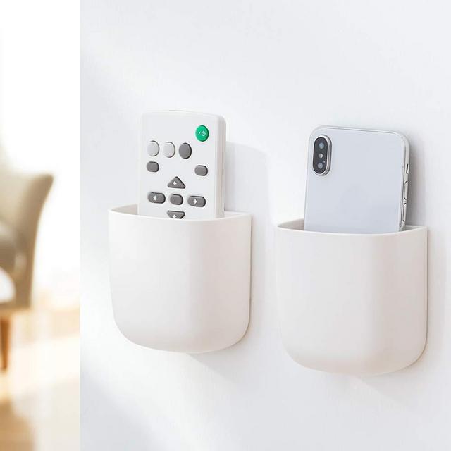 Lunmore Wall Mounted Remote Control Holder with Adhesive