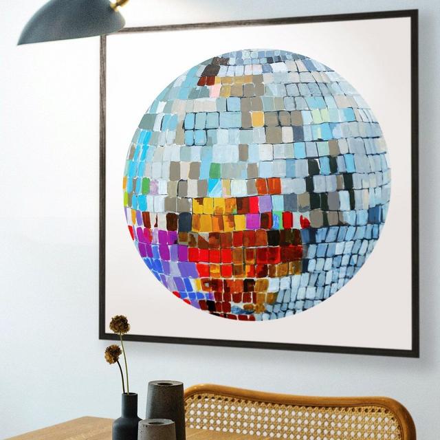 Life of the Party Disco Ball Painting Print | Studio 54 | Party | Acrylic | Pop Art | Colorful | Retro