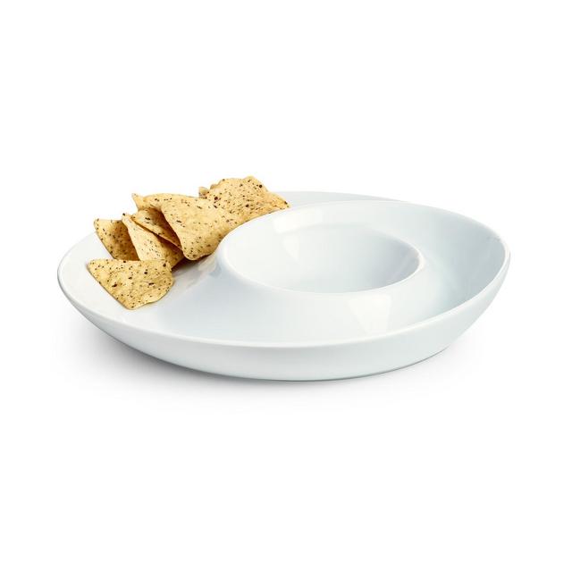 The Cellar Whiteware Elevated Chip and Dip
