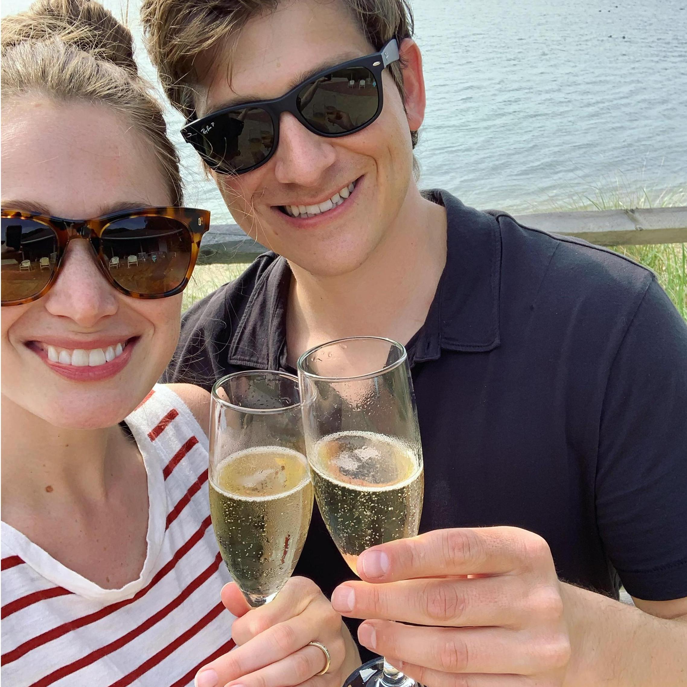 Right after we said "so let's do it ...let's get married ... top gun style."

Peconic Bay, 2020