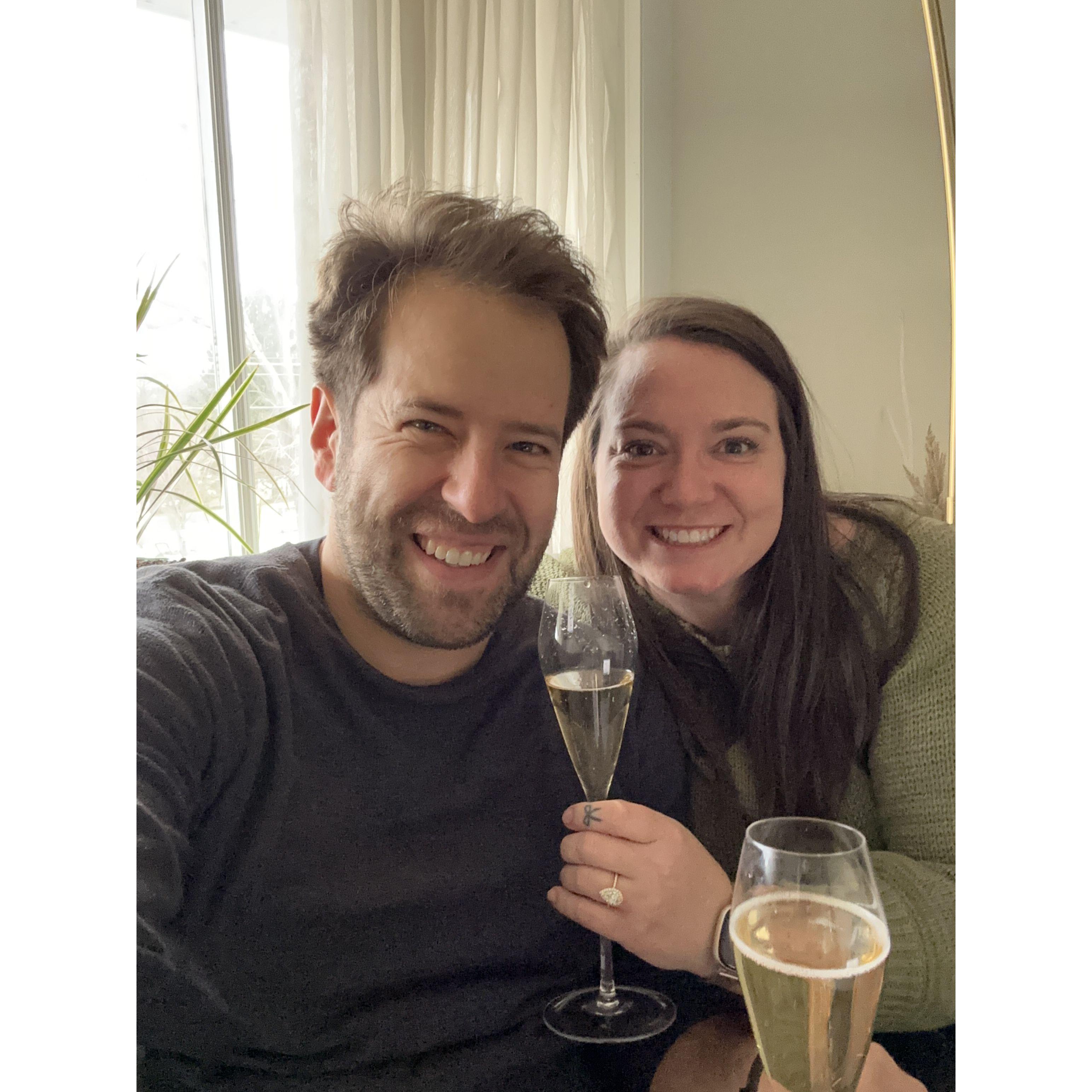 Freshly engaged!